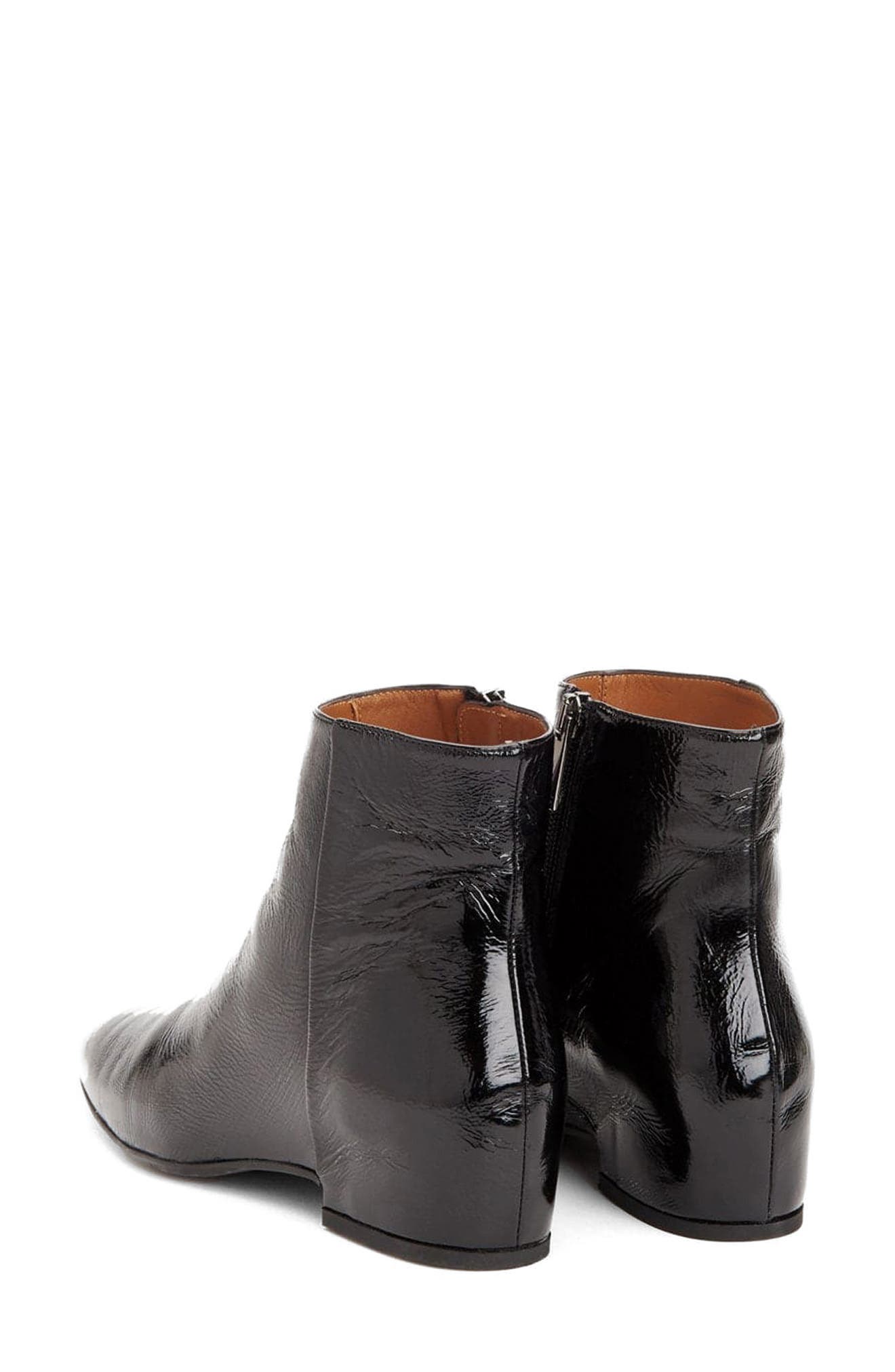 Ulyssa Waterproof Bootie, Alternate, color, BLACK PATENT