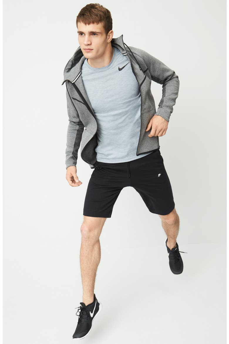Sportswear Tech Fleece Windrunner Hoodie, Alternate, color, CARBON HEATHER/ BLACK
