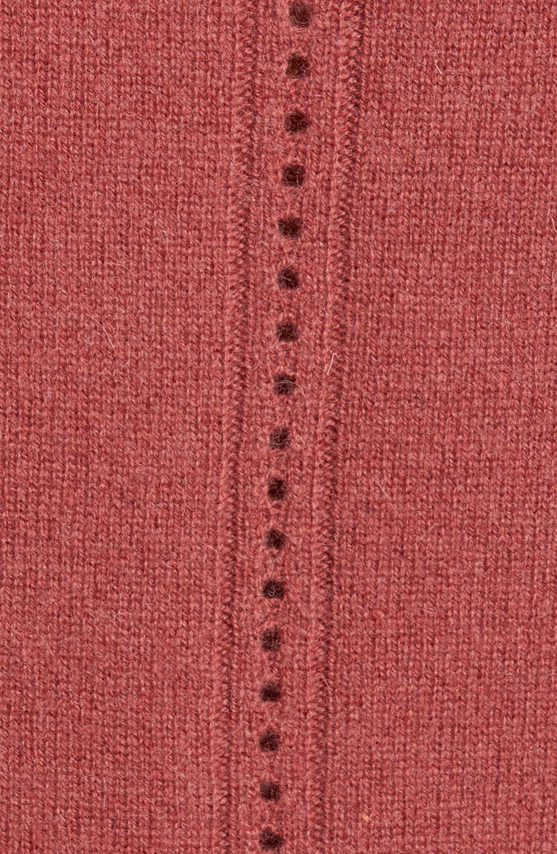 FRAME Pointelle Detail Wool & Cashmere Sweater, Alternate, color, 