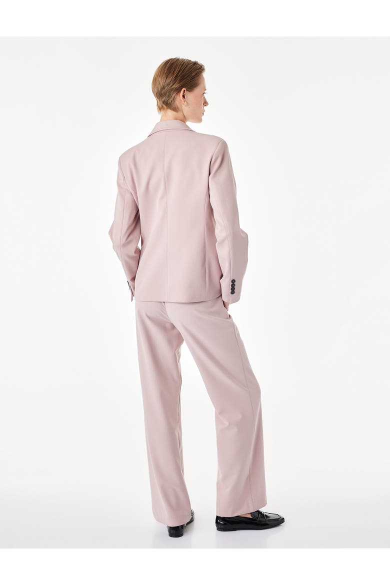 Tailored Straight Leg Trousers With Pockets, Alternate, color, PINK