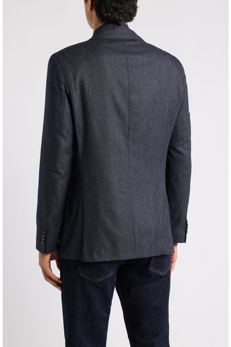 Hutson Slim Fit Sport Coat with Bib, Alternate, color, DARK BLUE