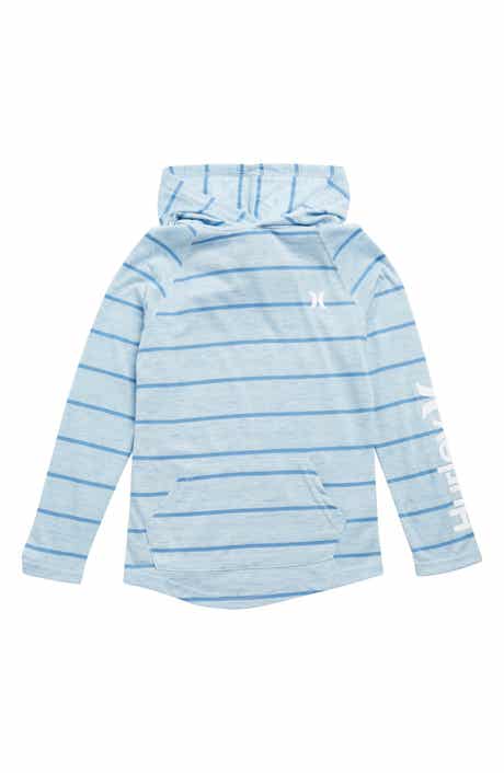 Hurley Kids' Stripe Cloud Slub Pullover Hoodie