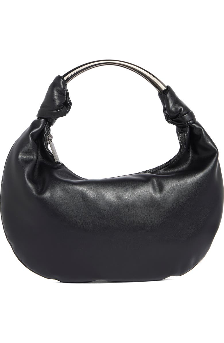 BCBG Knotted Top Handle Bag, Main, color, Black