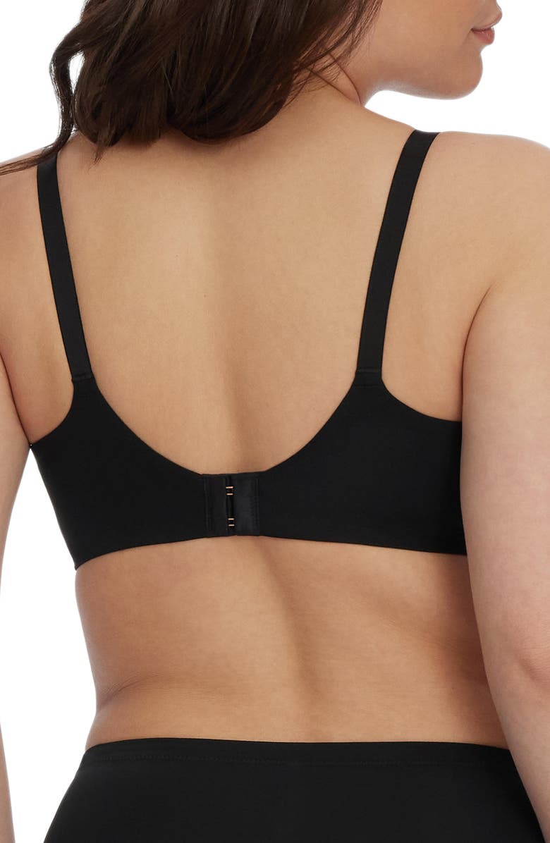 Skarlett Blue Lacy Full Coverage Underwire Bra, Alternate, color, Black