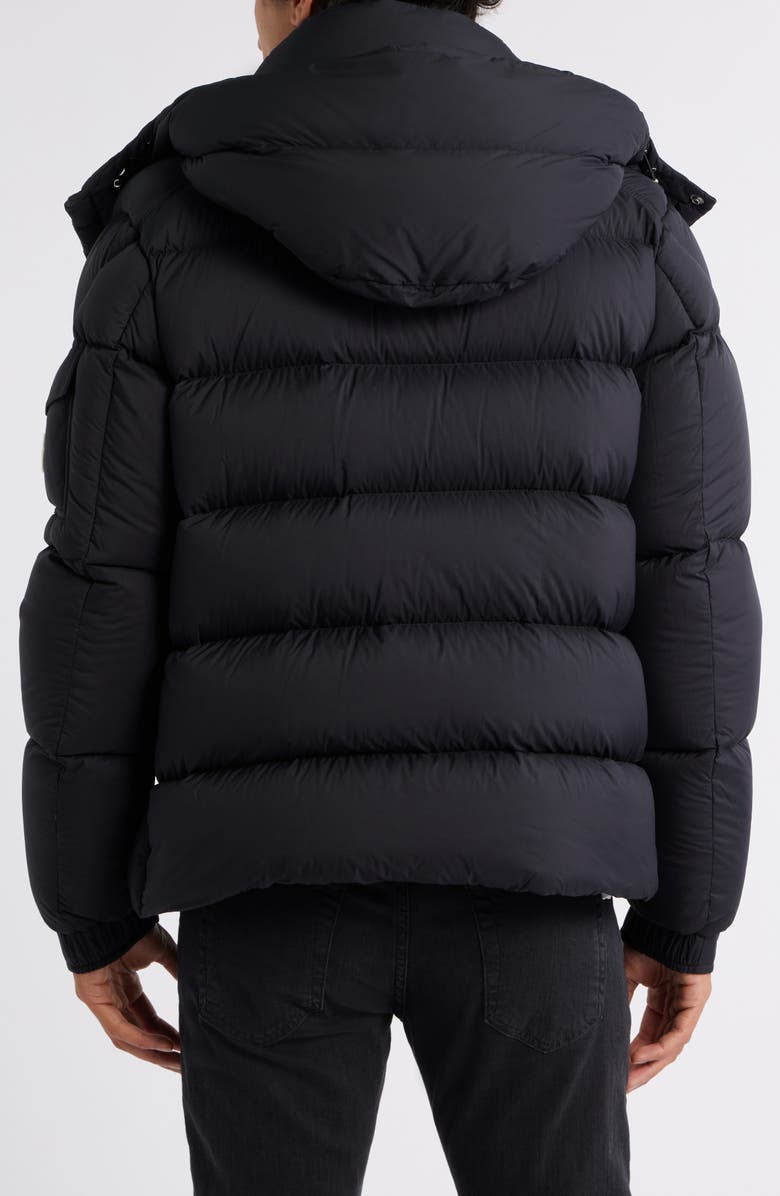 Moncler Maya 70 Hooded Quilted Down Jacket, Alternate, color, Black