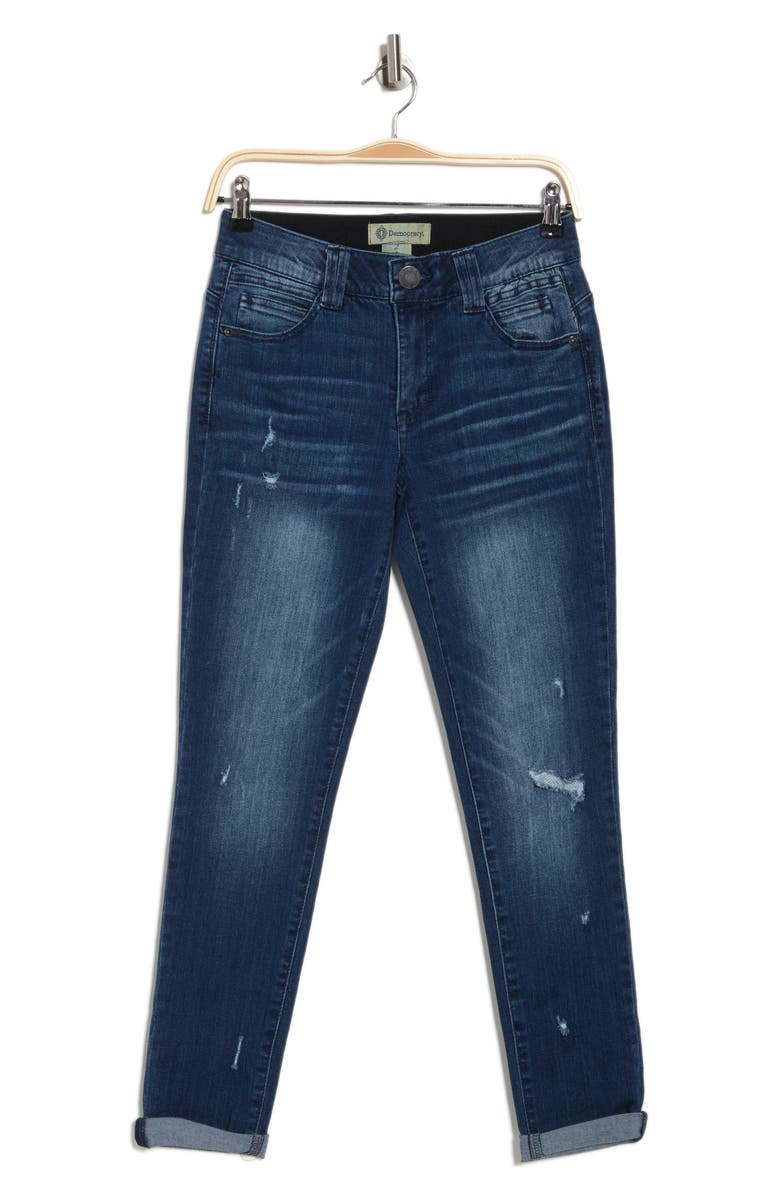 Democracy Ab Technology Slim Fit Ankle Cropped Jeans, Alternate, color, 