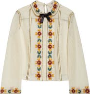 Bode Candyfloss Cotton Blouse