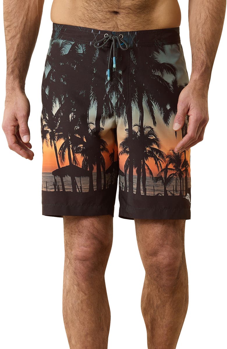 Tommy Bahama Baja Sunset Board Shorts, Main, color,