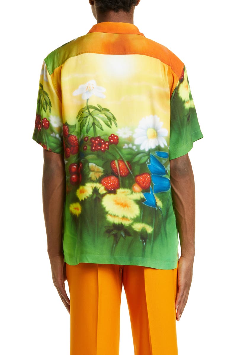 STOCKHOLM SURFBOARD CLUB Stoffe Airbrush Camp Shirt, Alternate, color,