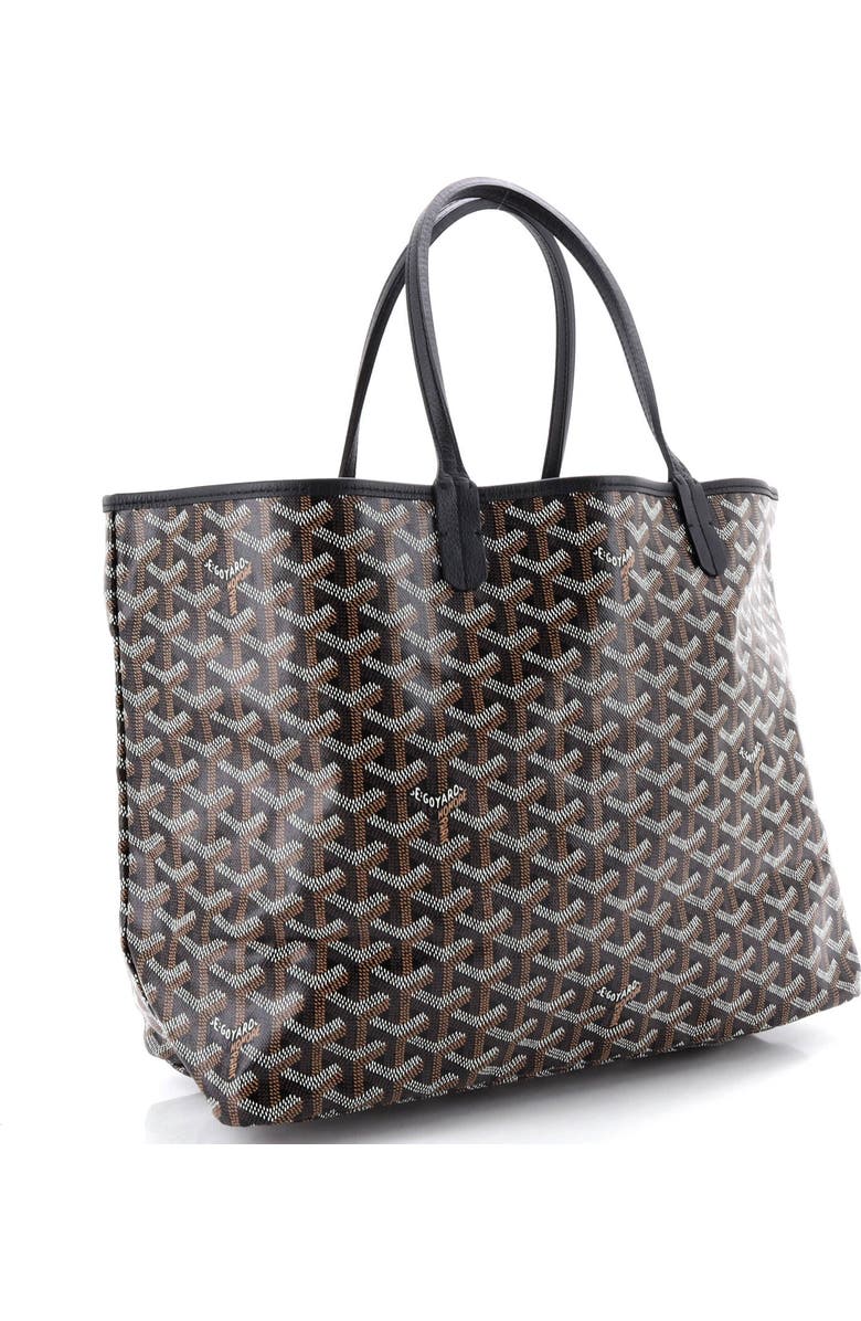 Pre-Owned Goyard Saint Louis Tote Coated Canvas PM, Alternate, color, Black