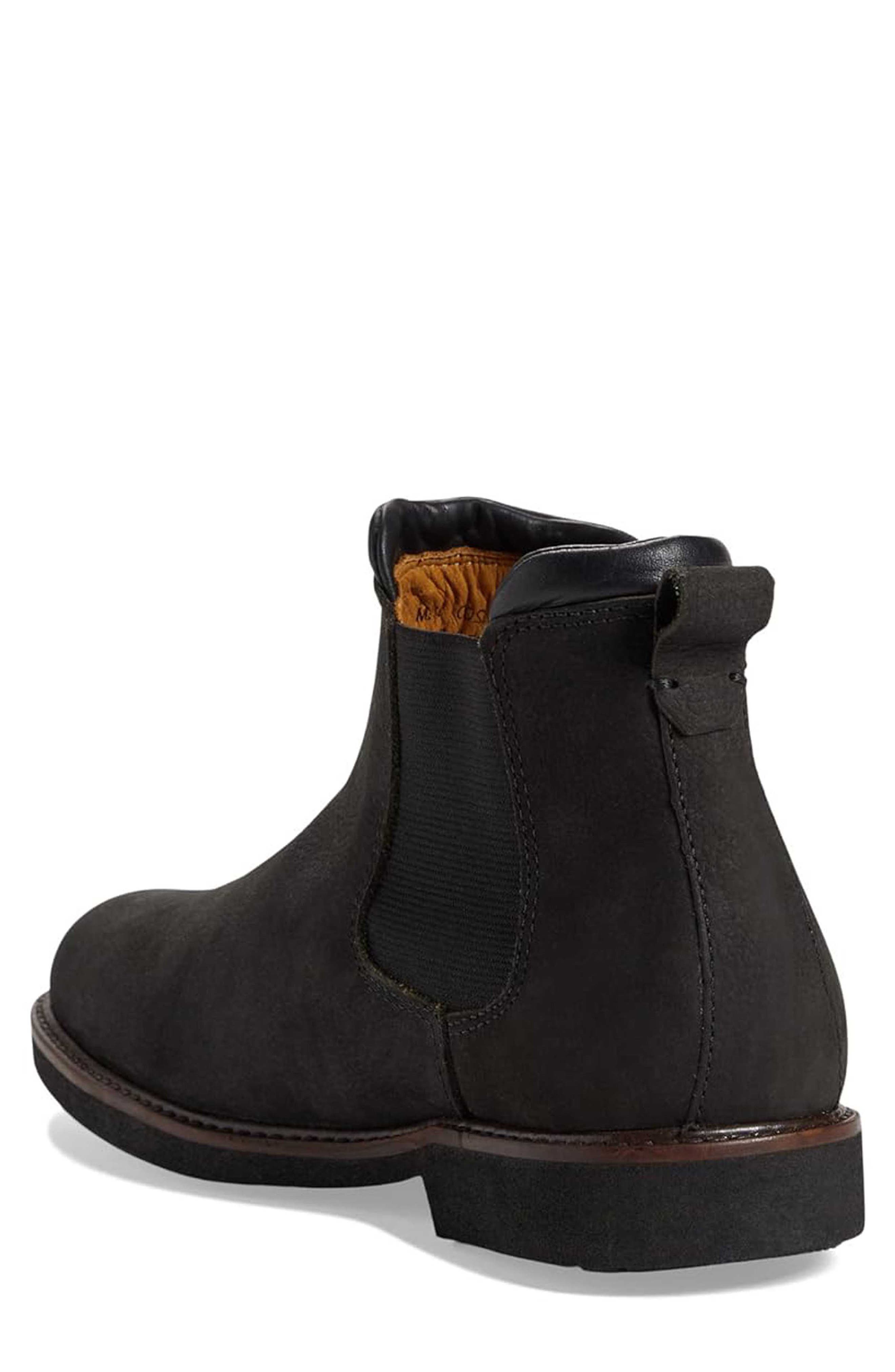 Marc Joseph New York Austin Chelsea Boot, Alternate, color, Black Washed Grainy
