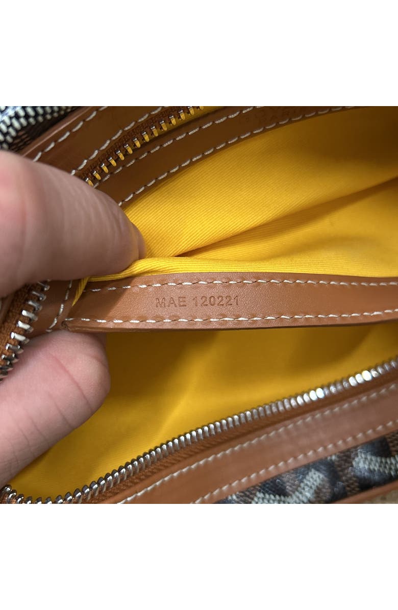 Pre-Owned Goyard Cap Vert Bag Coated Canvas, Alternate, color, Brown