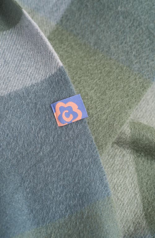 Lost Pattern Plaid Cashmere Scarf In Multi