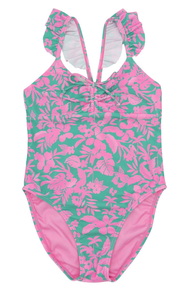 Feather 4 Arrow Kids' In a Cinch One-Piece Swimsuit, Main, color, 