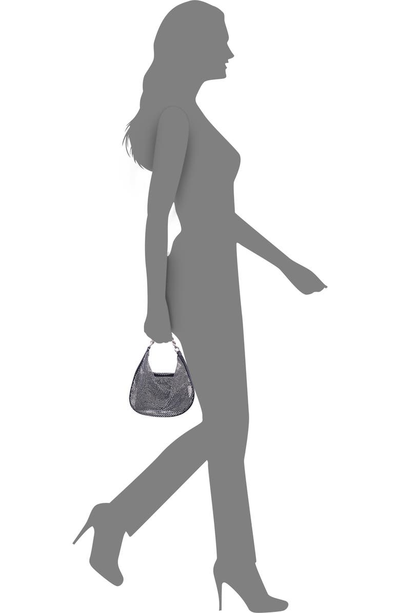 Nina Racquel Shoulder Bag, Alternate, color, Black