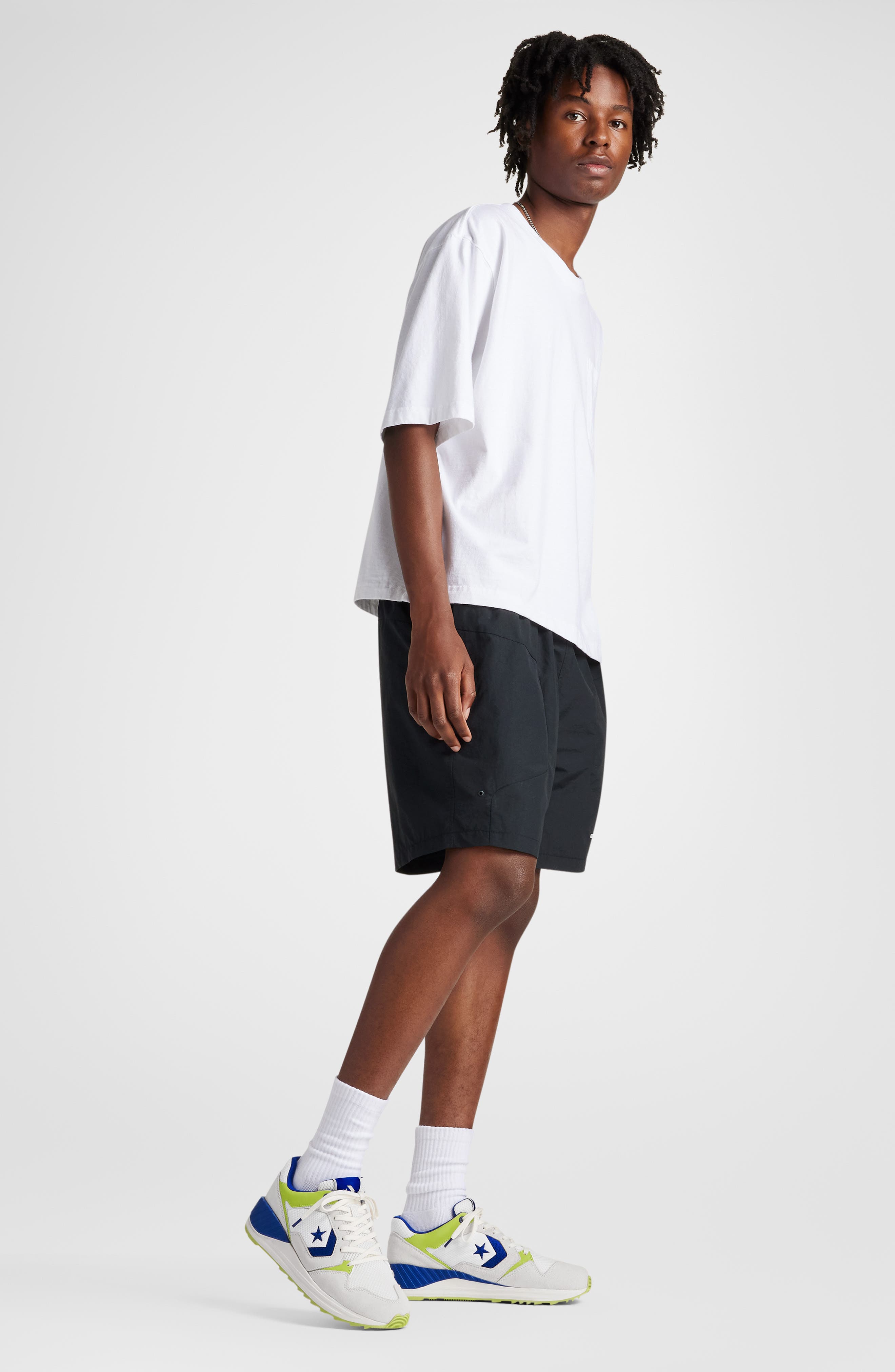 Converse Wave Trainer Sneaker, Alternate, color, Vintage White/ Green