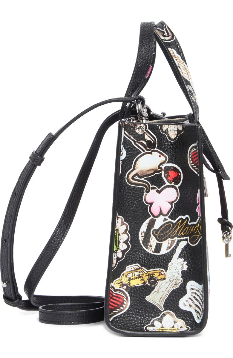 Marc Jacobs Sticker Mini Bold Grind Satchel Bag, Alternate, color, Black Multi