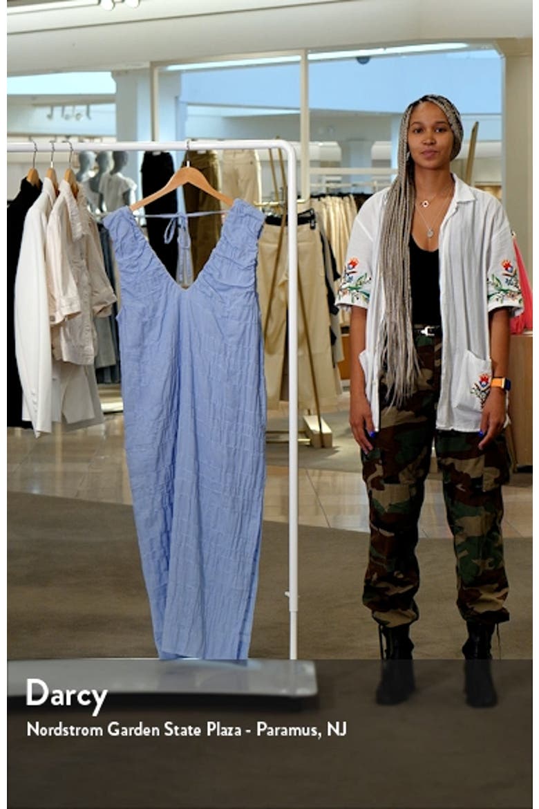free-est Agatha Ruched Stretch Cotton Dress video