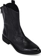 OLD TREND Vintage Genuine Leather Western Inspired Mid Shaft Boot