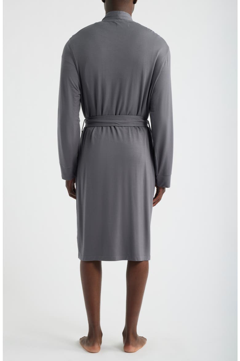 French Terry Robe, Alternate, color, GREY TORNADO