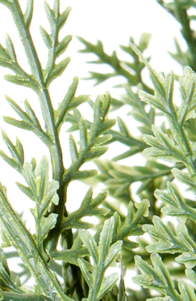 Balsam Hill Winter Evergreen Artificial LED Light Outdoor Wreath, Alternate, color, Green