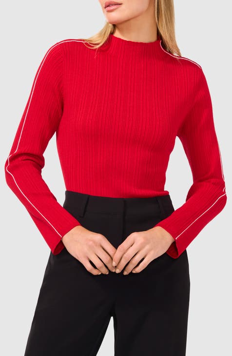 Womens Red Turtleneck Sweaters Nordstrom Rack