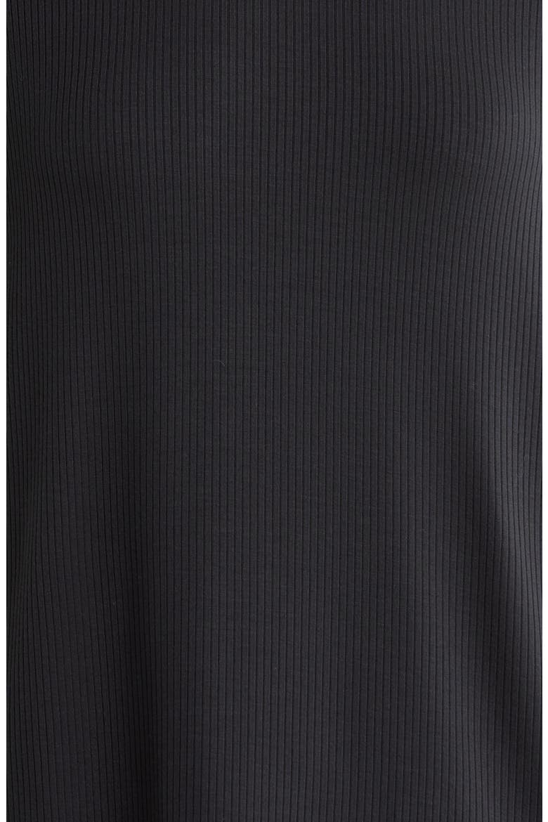 Amarys Relaxed Rib Tee, Alternate, color, BLACK