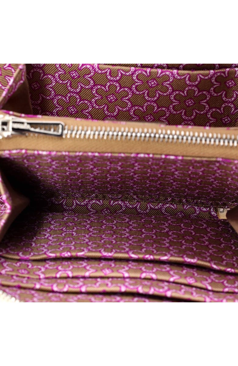 Pre-Owned Hermes Azap Zip Around Wallet Silk'in Epsom Compact, Alternate, color, Nata