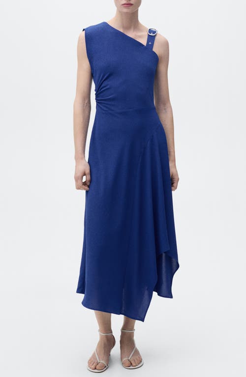 Mango Asymmetric Buckle Strap A-line Dress
