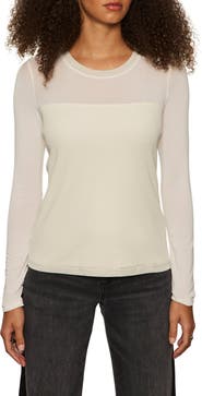 Sanctuary Sparkle Mesh Tee
