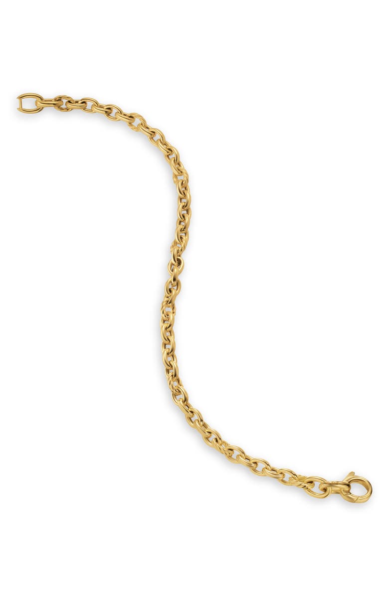 David Yurman DY Mercer<sup>®</sup> Petite Chain Bracelet in 18K Yellow Gold, 4.5mm, Alternate, color, 18K Gold