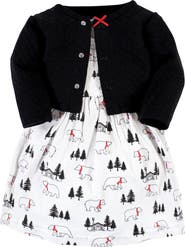Hudson Baby Quilted Cardigan and Dress