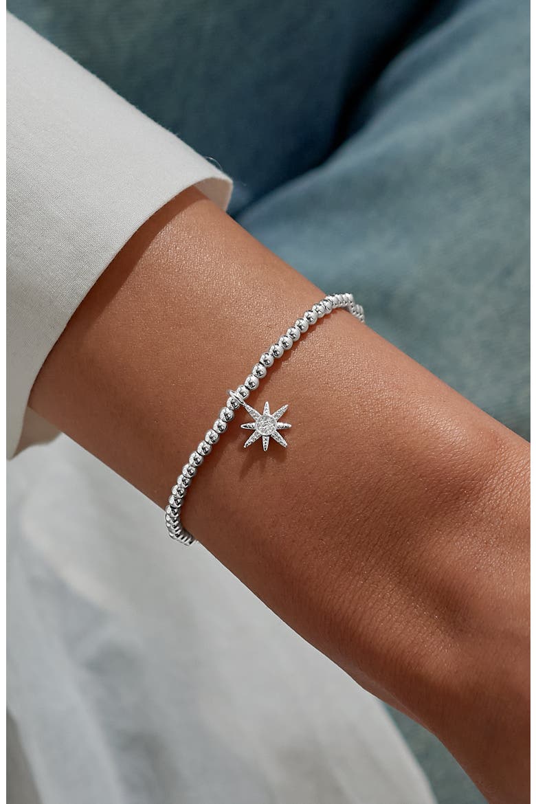 A Little 'Be The Light' Bracelet In Silver Plating, Alternate, color, Metallic Silver