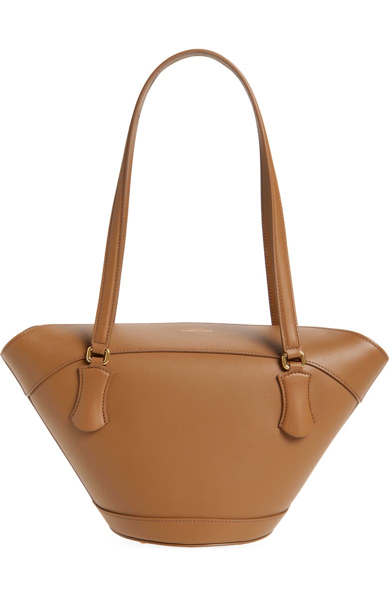 Dolce&Gabbana Capri Leather Tote, Alternate, color, 8Z093 Caramello