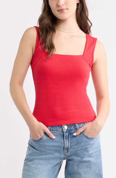 Pointelle Tank