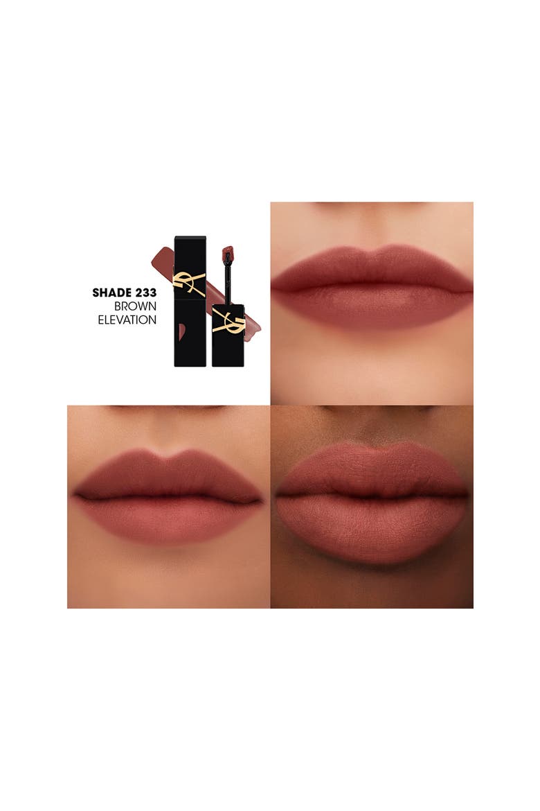 The Inks Blurring Matte Liquid Lip Stain, Alternate, color, 233 BROWN ELEVATION
