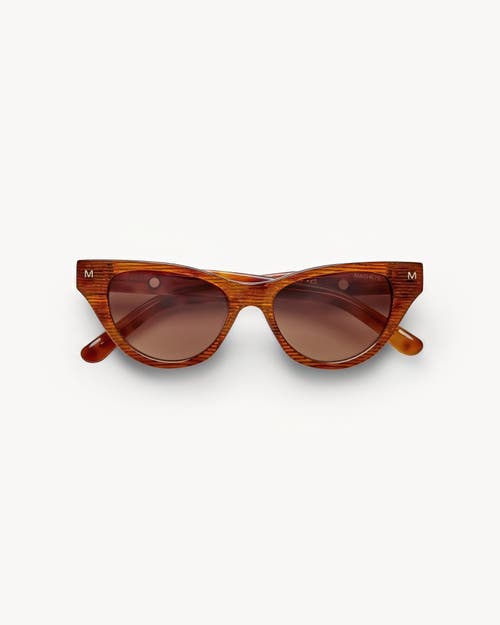 Machete Suzy Sunglasses In Dark Tortoise Stripe