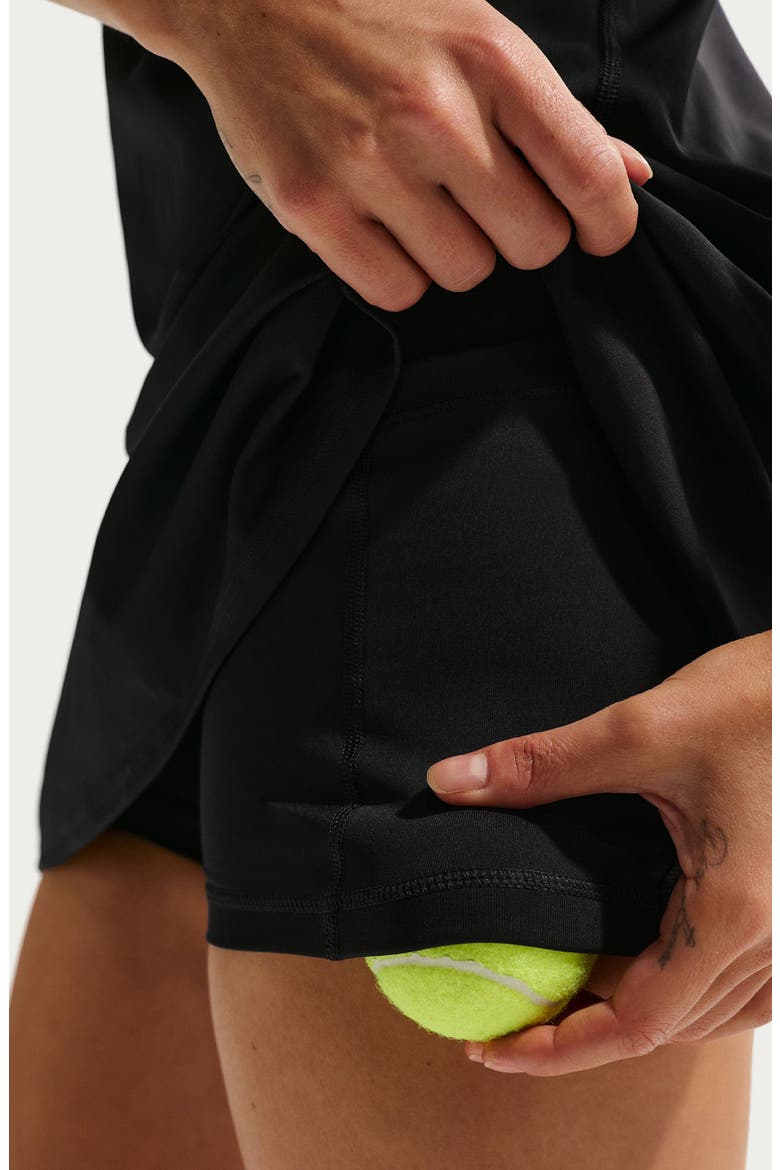 NikeCourt Advantage Dri-FIT Tennis Dress, Alternate, color, BLACK/ BLACK