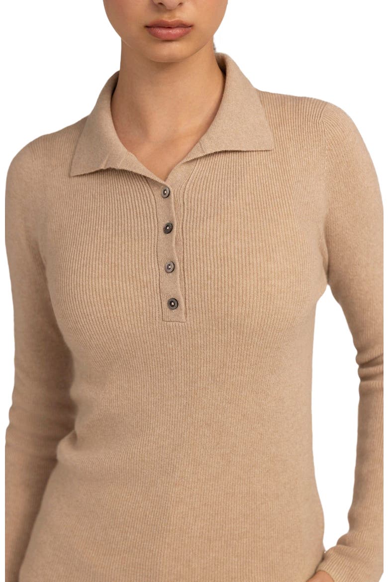 Organic Color Lightweight Polo, Alternate, color, beige