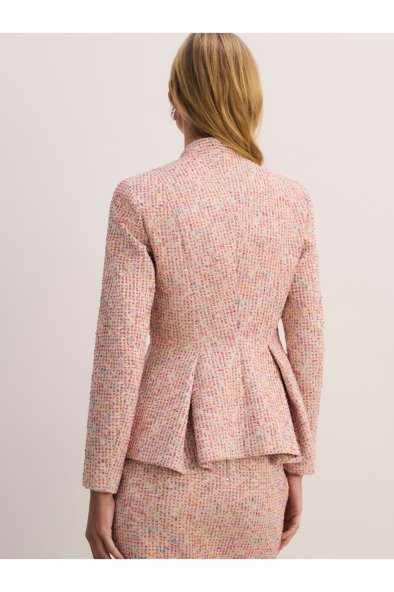 Lenola Tweed Jacket, Alternate, color, Pink