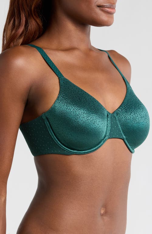 Wacoal Back Appeal Jacquard Underwire Bra In Green