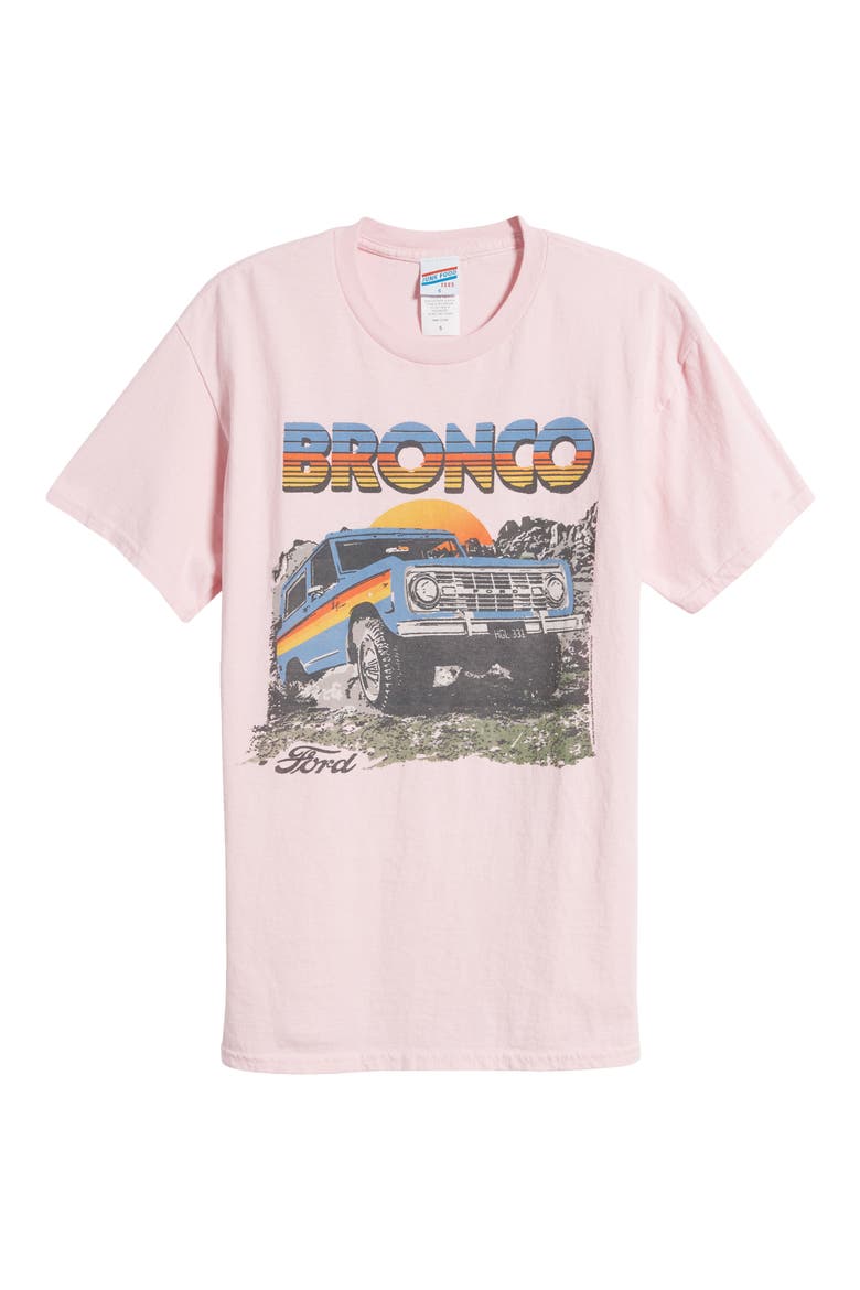 Ford Bronco Oversize Graphic T-Shirt, Alternate, color, LIGHT PINK