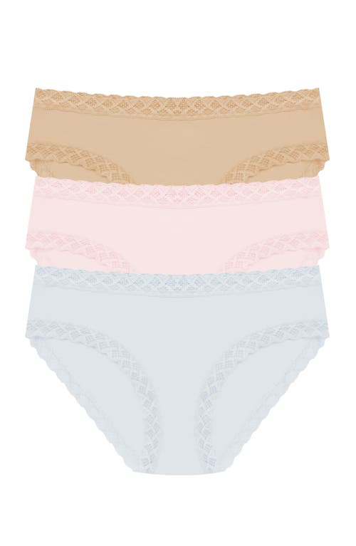 Natori Bliss Cotton French Cut Brief 3-pack In Multi