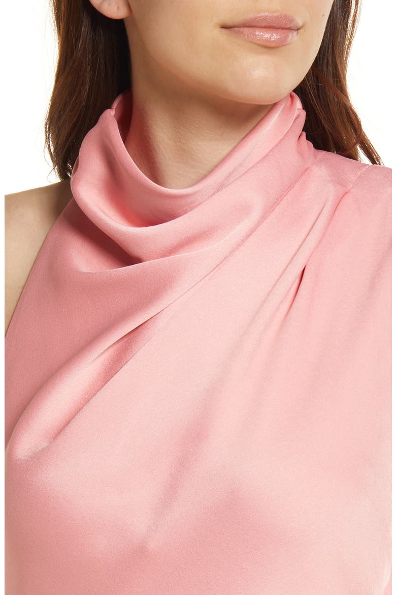 Robbia Cowl Neck Dress, Alternate, color, STRAWBERRY ICE