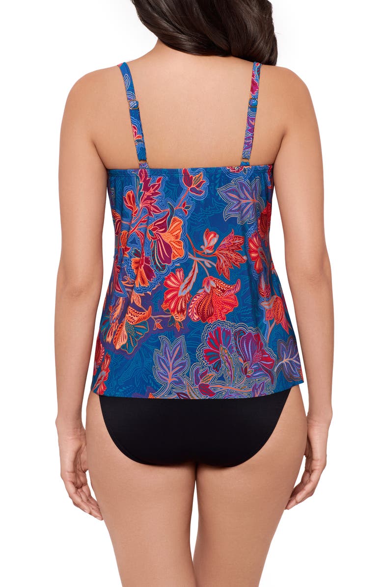 Miraclesuit<sup>®</sup> Decoupage Allura Underwire Tankini Top, Alternate, color, 