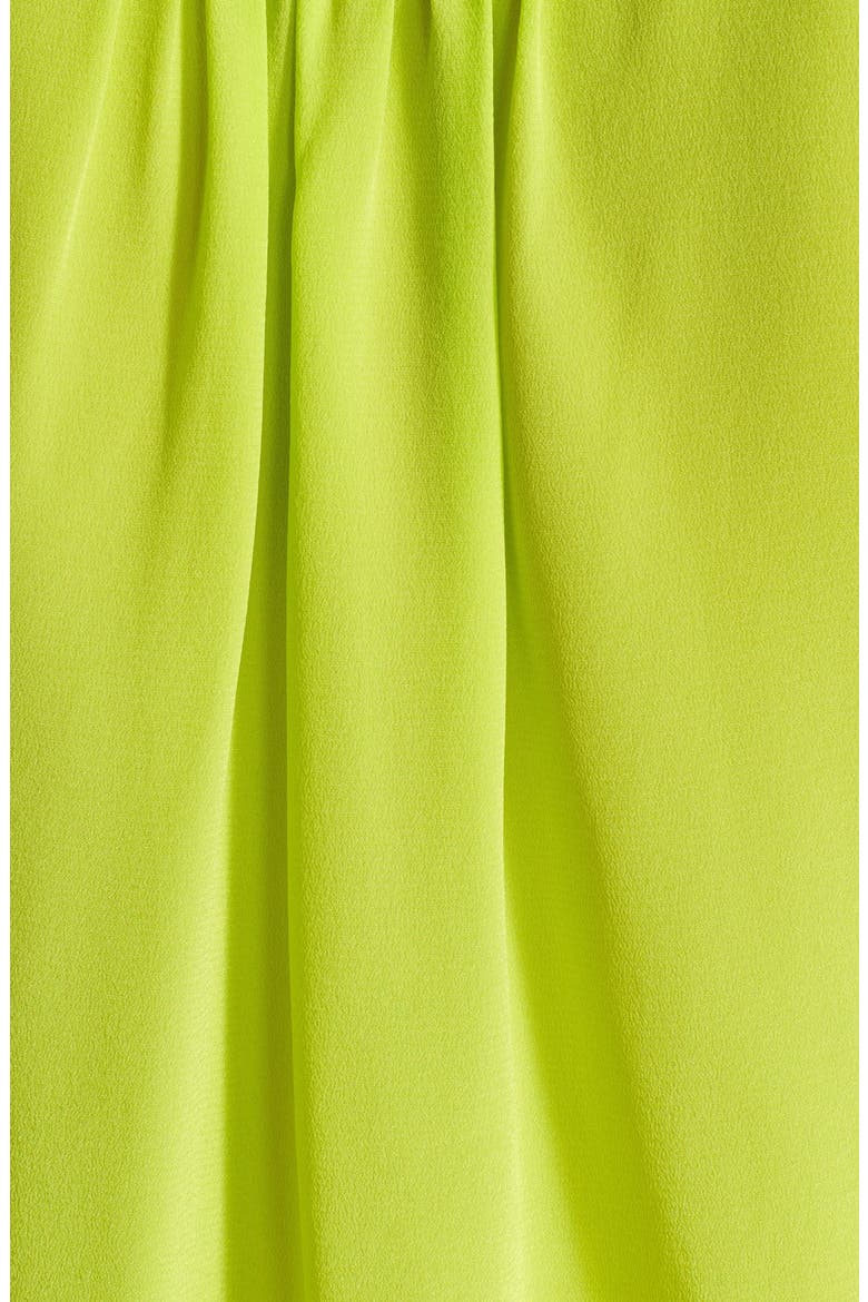 'Lorelei 2' Silk Shirt, Alternate, color, BRIGHT LIME
