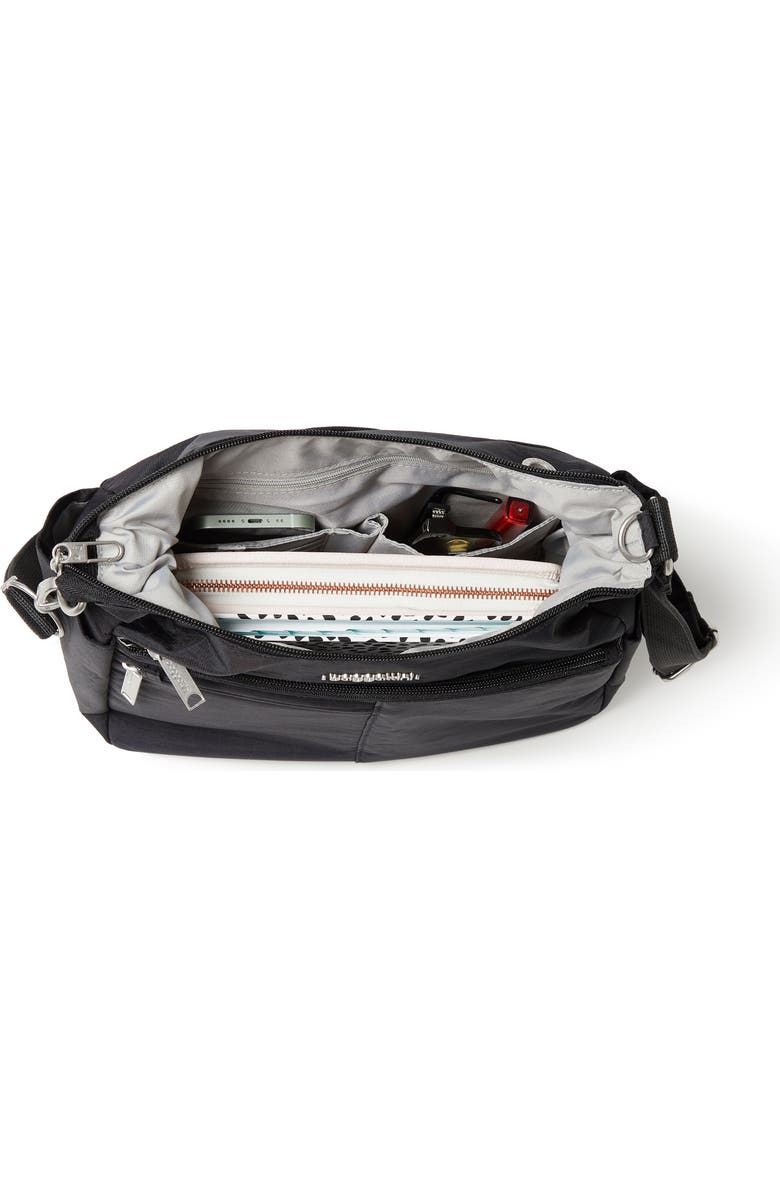 BAGGALLINI Securtex Anti-Theft Free Time Crossbody Bag, Alternate, color, Black