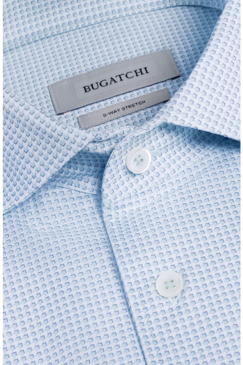 Devon OoohCotton® Optical Grid Print Button-Up Shirt, Alternate, color, SEAFOAM