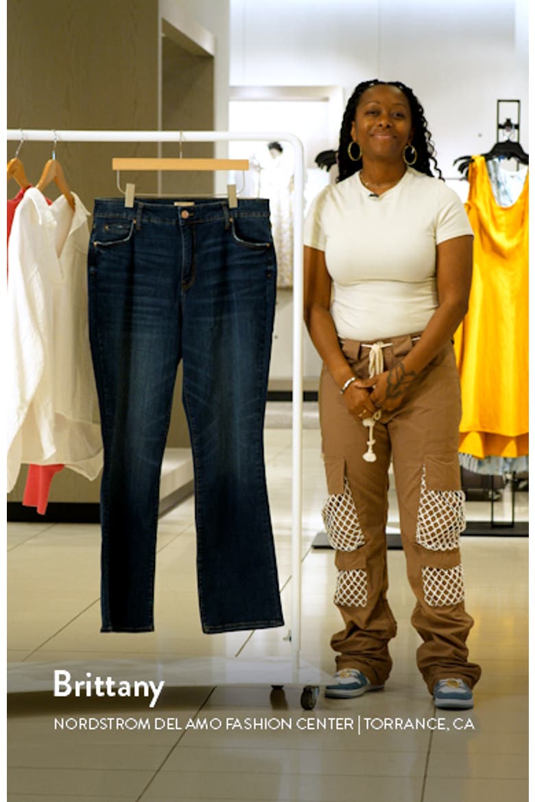 Natalie Fab Ab High Waist Bootcut Jeans video