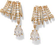 Nadri Bonne Anne Cubic Zirconia Climber Earrings